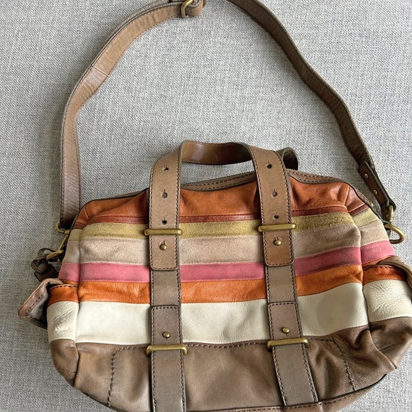 Fossil Leather and Suede handbag - Picture 13 of 13